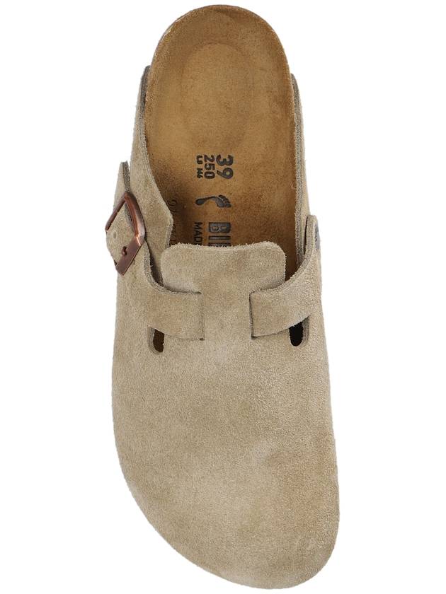 Birkenstock ‘Boston BS’ Slides, Women's, Beige - BIRKENSTOCK - BALAAN 6