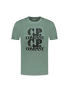 30/1 Jersey Graphic Short Sleeve T-Shirt Green - CP COMPANY - BALAAN 1