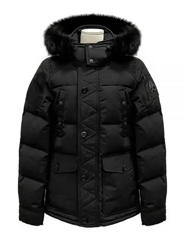 Onyx Round Island Jacket Black Fox Fur Black - MOOSE KNUCKLES - BALAAN 2