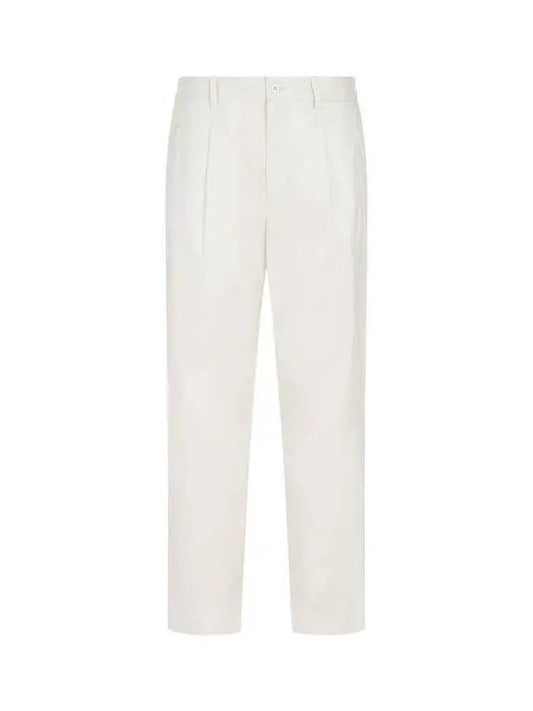 Weekend Popup 10% Coupon 3 24 Won Tuck Stretch Chino Pants Ivory 270767 - RVR LARDINI - BALAAN 1