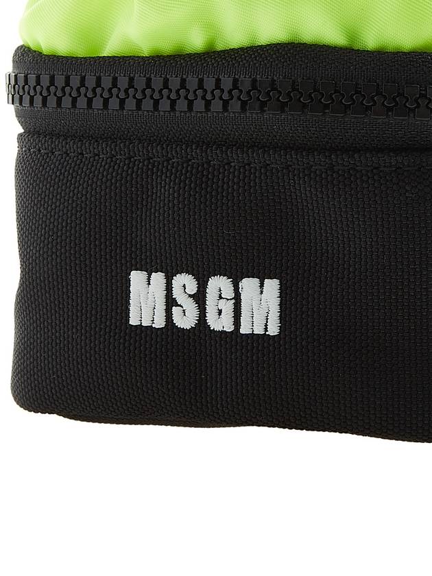 Embroidered Logo AirPods Case Pouch Bag Black - MSGM - BALAAN 7