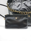 22 Shiny Calfskin Small Shoulder Bag Black - CHANEL - BALAAN 8