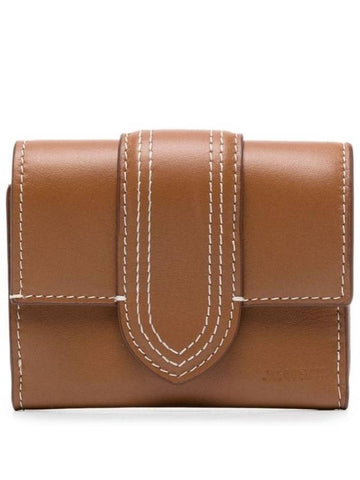 Le Compact Bambino Half Wallet Brown - JACQUEMUS - BALAAN 1