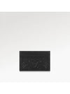 Monogram Double Card Wallet Black - LOUIS VUITTON - BALAAN 3