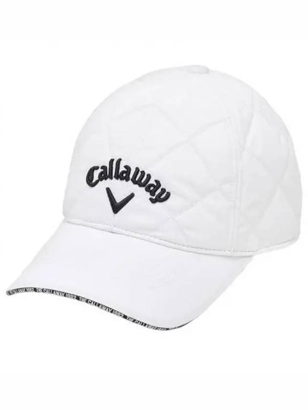 CALLAWAY Quilting Caps C24291110 White Cap - CALLAWAY GOLF - BALAAN 1