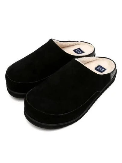 Neo Suede Slippers Black - GAP - BALAAN 1