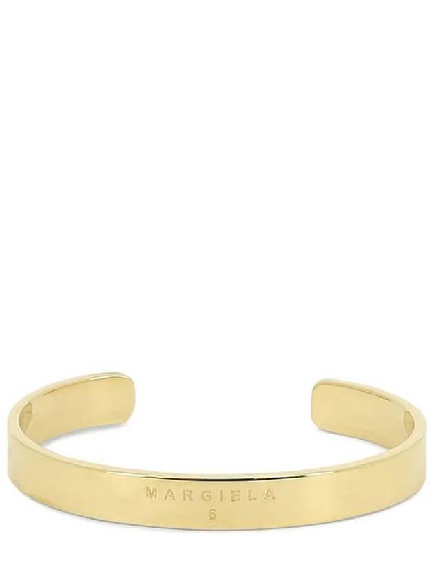 Minimal Logo Cuff Bracelet Gold - MAISON MARGIELA - BALAAN 2