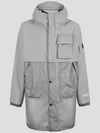 Goretex Infinium Lens Patch Parka Grey - CP COMPANY - BALAAN 2