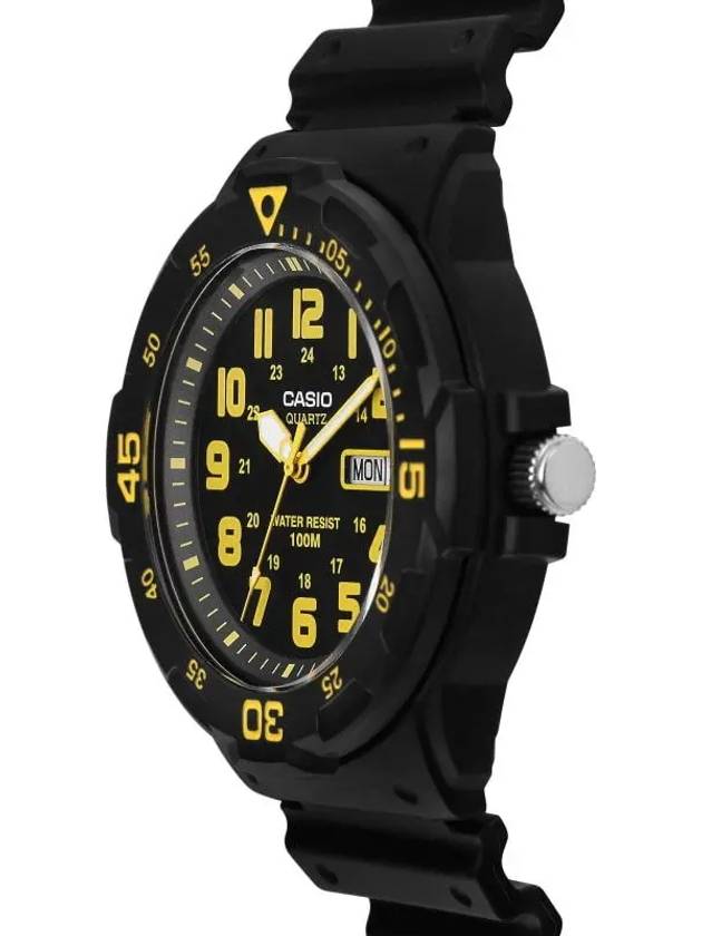 Analog Watch Yellow Black - CASIO - BALAAN 4