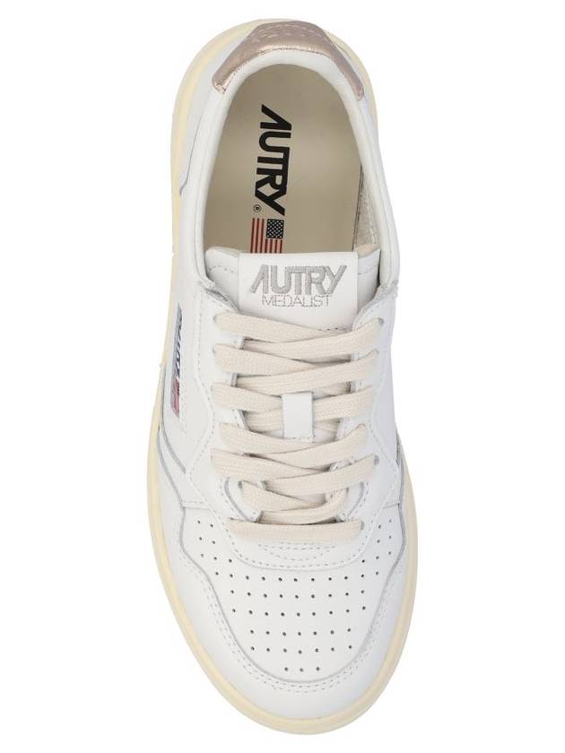 Medalist Goatskin Low Top Sneakers Gold White - AUTRY - BALAAN 5