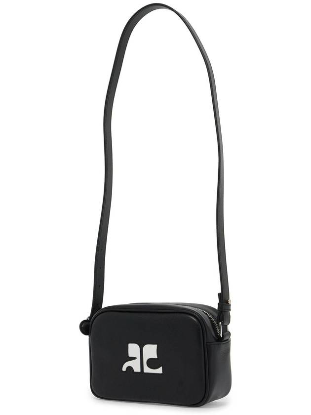 Leather Top Handle Cross Bag Black - COURREGES - BALAAN 4