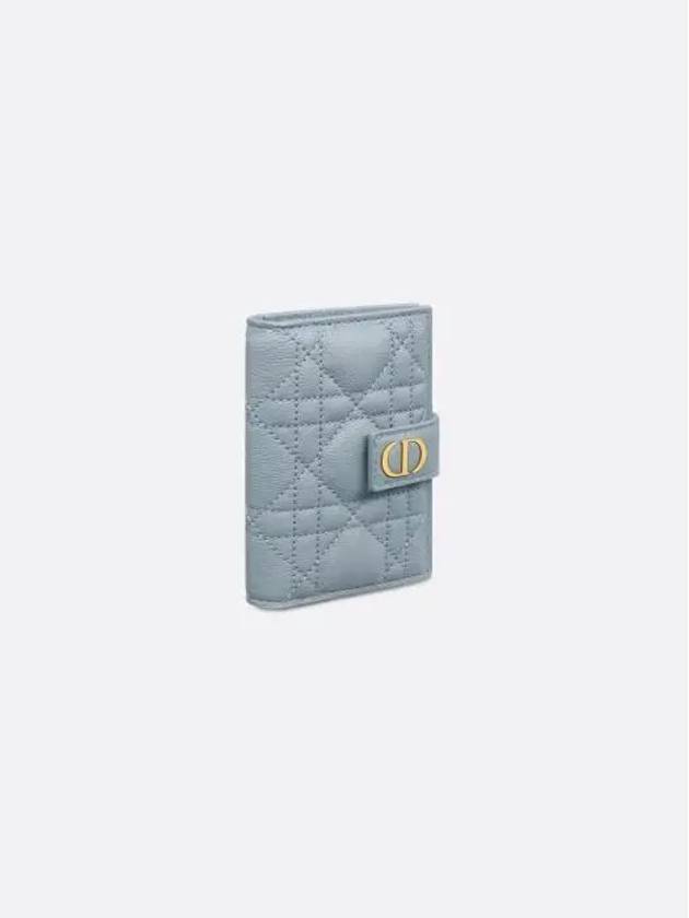 Cargo Vertical Calfskin Card Wallet Cloud Blue - DIOR - BALAAN 3