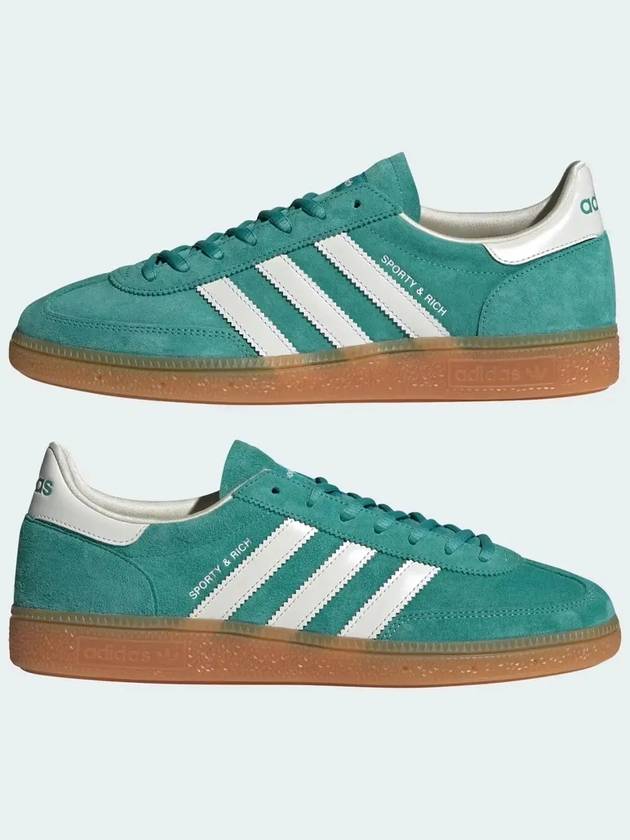 Handball Spezial Suede Low Top Sneakers Green - ADIDAS - BALAAN 4