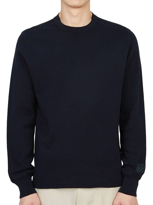 Cotton Knit Top Navy - CP COMPANY - BALAAN 2