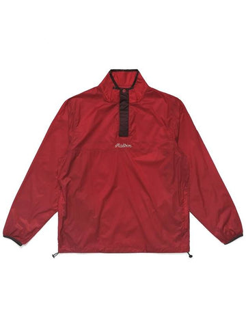 Health Seekers Golfers Perennial Solid Anorak Jacket RED - MALBON GOLF - BALAAN 1