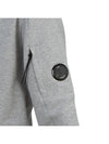 Diagonal Raised Fleece Sweatshirt Grey Melange - CP COMPANY - BALAAN 9