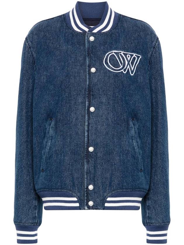 Ow Full Denim Jacket Blue - OFF WHITE - BALAAN 2