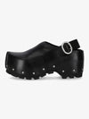 Clogs Leather Sandals Black - JIL SANDER - BALAAN 2