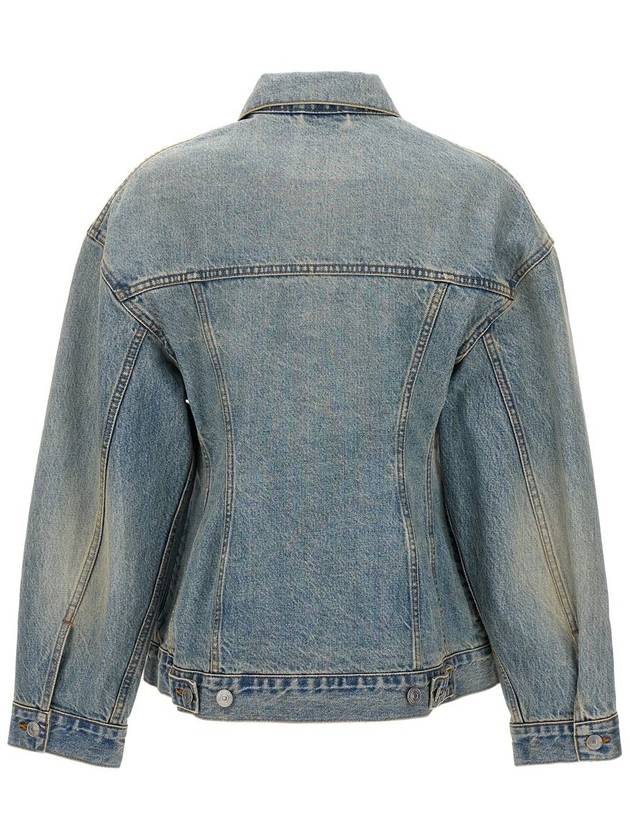 Hourglass Denim Jacket Light Blue - BALENCIAGA - BALAAN 3