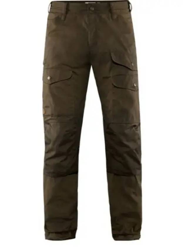 Men's Vidda Pro Ventilated Track Pants Dark Olive - FJALL RAVEN - BALAAN 2