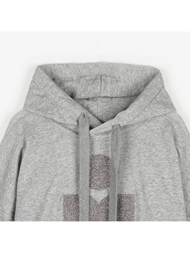 Women s Mansell Gray Hooded Sweatshirt SW0001FA A1M77E 02GY - ISABEL MARANT ETOILE - BALAAN 3