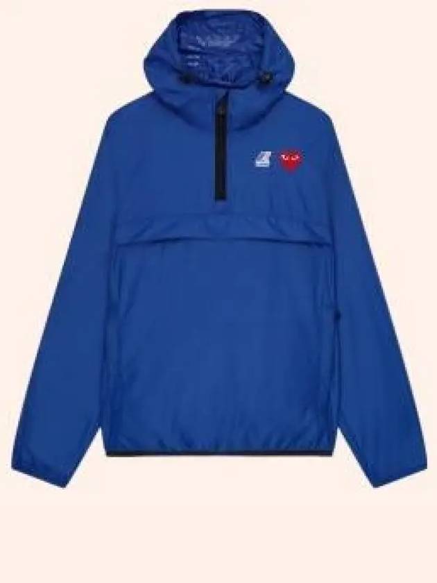 Play x Kway Le Bray 3 0 Hooded Jacket P1 J502 2 Blue - COMME DES GARCONS - BALAAN 2