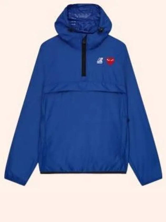 Play x Kway Le Bray 3 0 Hooded Jacket P1 J502 2 Blue - COMME DES GARCONS - BALAAN 2