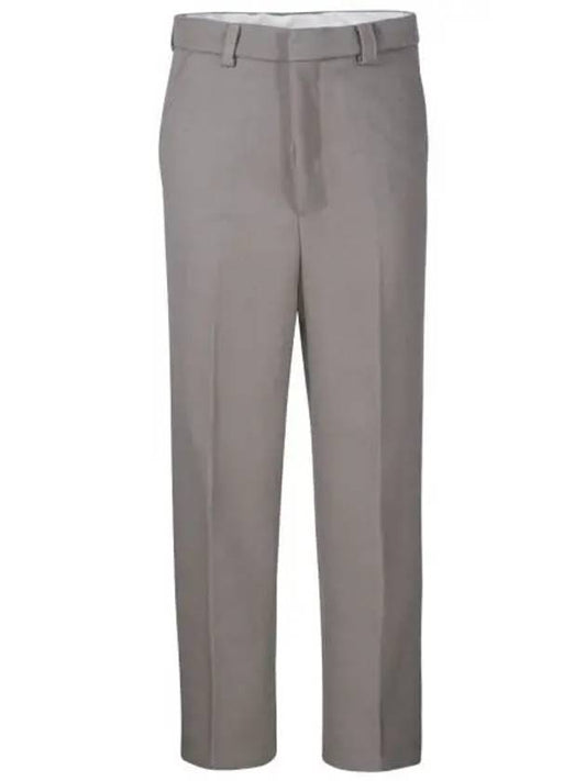 Wool Wide Pants Grey - AMI - BALAAN 2