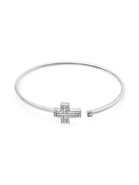 20083316 Belle Epoque medium 18K white gold bracelet - DAMIANI - BALAAN 1