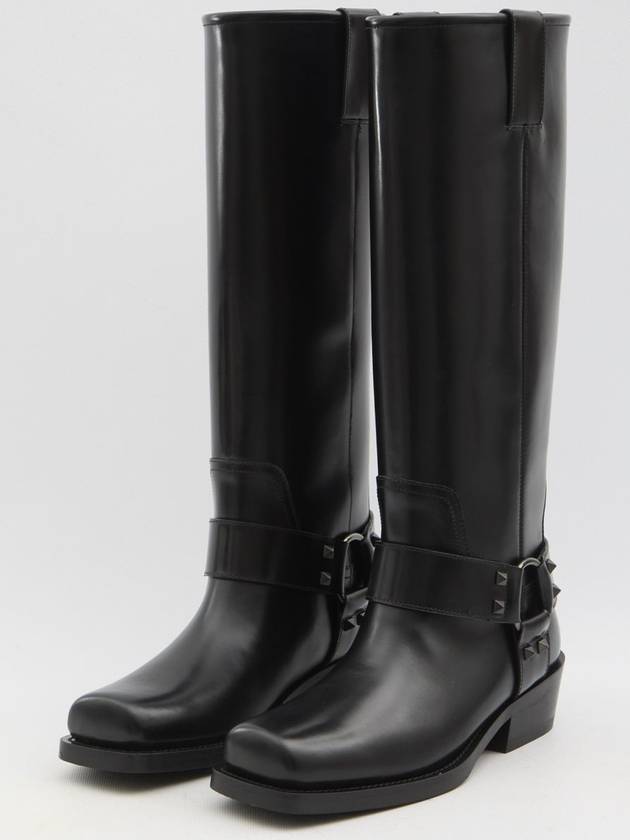 Rockstud Biker boots - VALENTINO - BALAAN 2