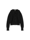 Men's Baby Cashmere Cardigan Black - AURALEE - BALAAN 1