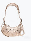 Metallic Le Cagol XS Lambskin Shoulder Bag Metallic Beige - BALENCIAGA - BALAAN 2