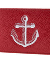 Men's RWB Tab Anchor Card Wallet Red - THOM BROWNE - BALAAN 8