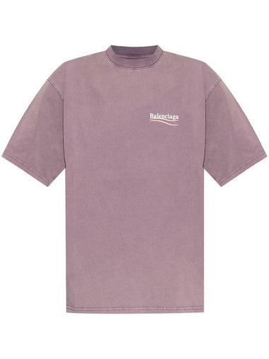 BALENCIAGA MEDIUM FIT T-SHIRT - BALENCIAGA - BALAAN 1