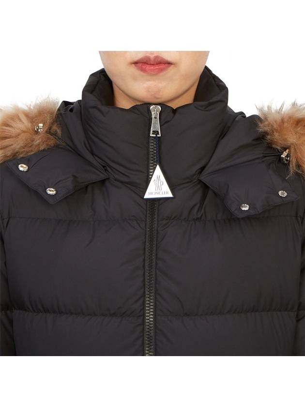 Fudson Long Down Padding Black - MONCLER - BALAAN 8