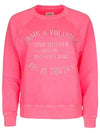 Embroidered Logo Sweatshirt Pink - ZADIG & VOLTAIRE - BALAAN 7