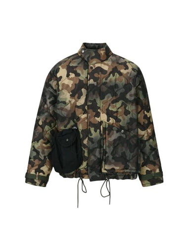 New Multi Pocket Camouflage Quilted Jacket - ANDERSSON BELL - BALAAN 1