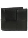 Intrecciato Cassette Half Wallet Black - BOTTEGA VENETA - BALAAN 2