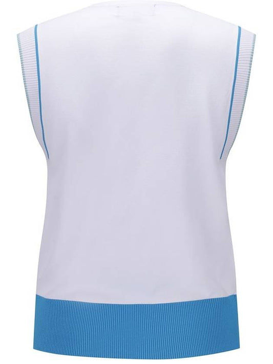 WOMEN ESSENTIAL V NECK VESTWH - ANEWGOLF - BALAAN 2