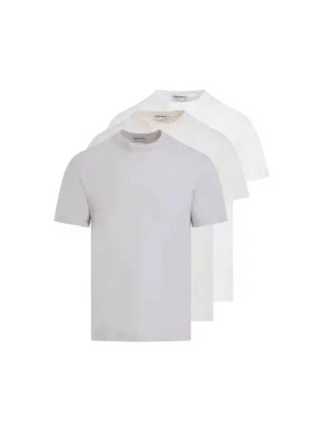 Men's Organic Jersey Short Sleeve T-Shirt 3 Pack Set - MAISON MARGIELA - BALAAN 2