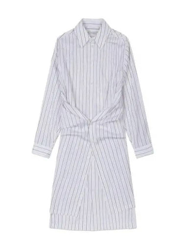 Playful Button Shirt Dress White - LEMAIRE - BALAAN 1