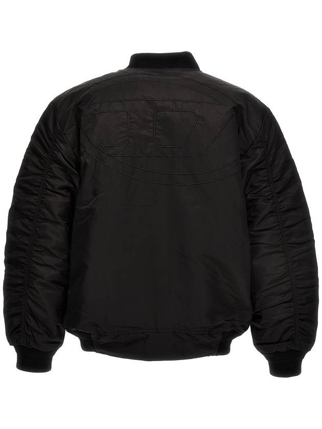 J-Mattan Reversible Bomber Jacket Black - DIESEL - BALAAN 3