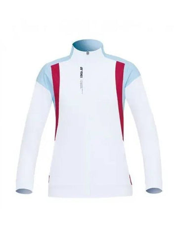 YONEX 221WU002F White Women s Color Matching Training Jacket - YOUNESS - BALAAN 1