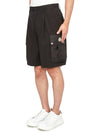 Cargo Shorts Black - MONCLER - BALAAN 3