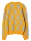 Argyle Wool Cardigan Yellow - BURBERRY - BALAAN 3