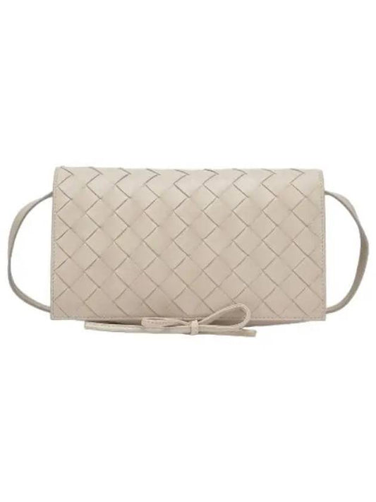 Mini Intrecciato Crossbody Chalk Bag - BOTTEGA VENETA - BALAAN 1