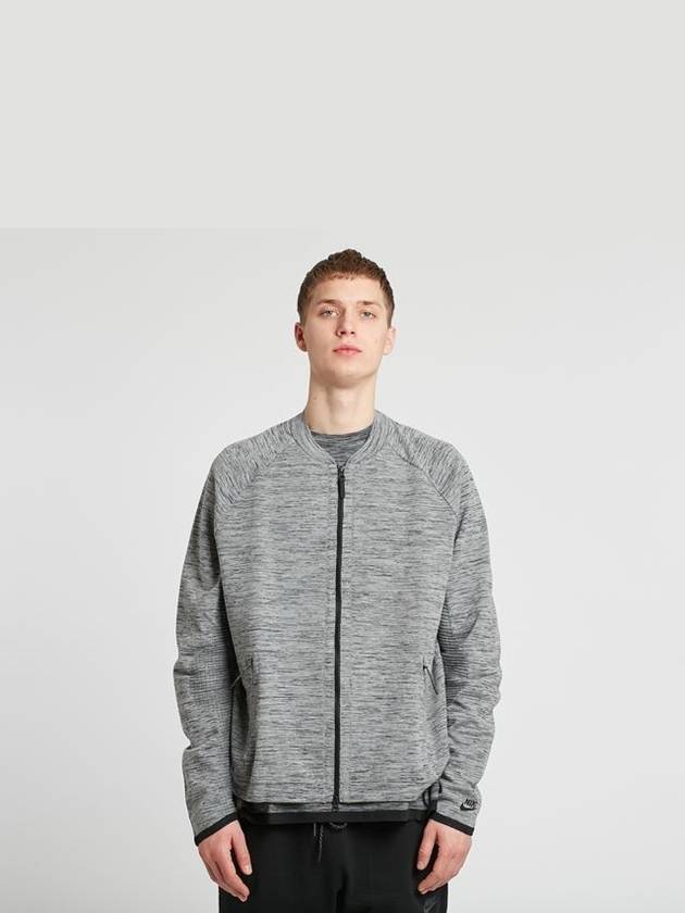 01832178060Tech fleece knit jacketgray - NIKE - BALAAN 1