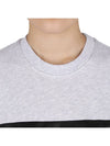 Box Logo Crew Neck Cotton Sweatshirt Grey - MSGM - BALAAN 6