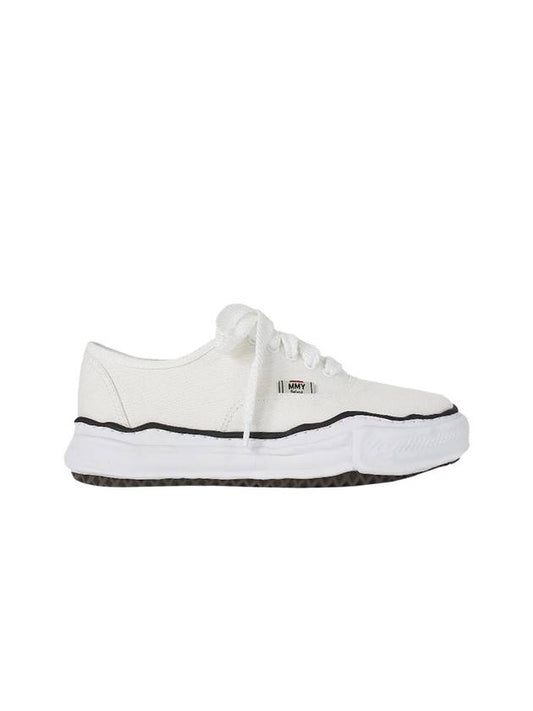 Baker OG Sole Canvas Low Top Sneakers White - MAISON MIHARA YASUHIRO - BALAAN 1