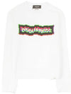 19FW 75GU0211 S25305 100 Multicolor Logo Printing Sweatshirt White Women’s Sweatshirt TR - DSQUARED2 - BALAAN 1